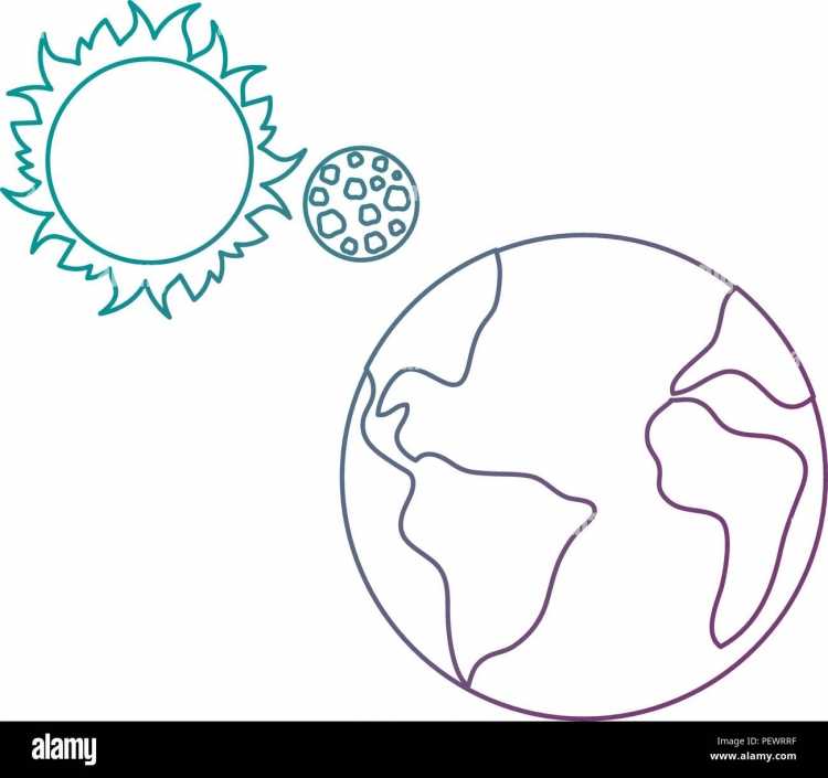 Земля раскраска для детей