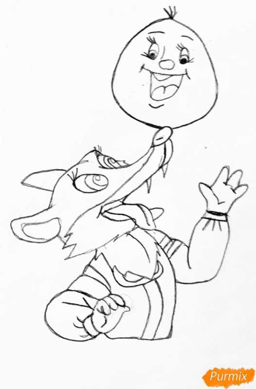 Раскраска "Колобок"