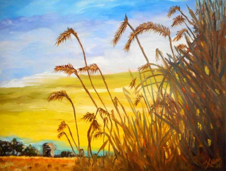 Конин художник пшеничное поле