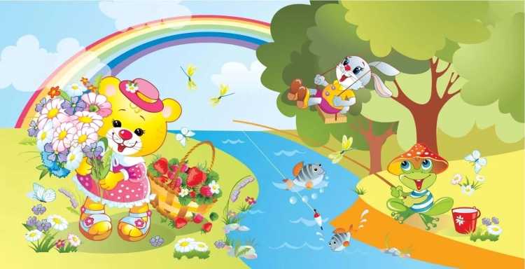 Яркие детские иллюстрации