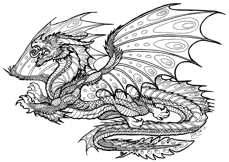 Дракон эскиз