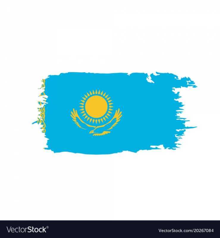 Флаг Казахстана и Казахстан