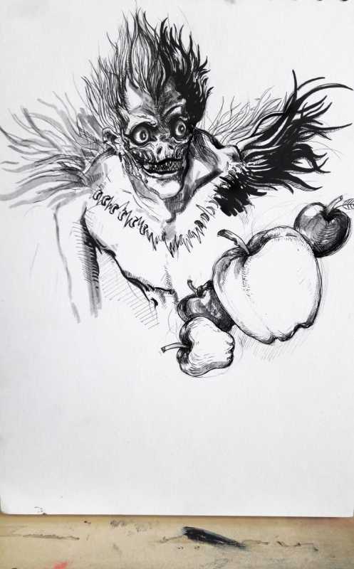 Тетрадь смерти рюк смерть