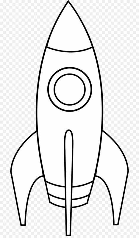 Ракета раскраска