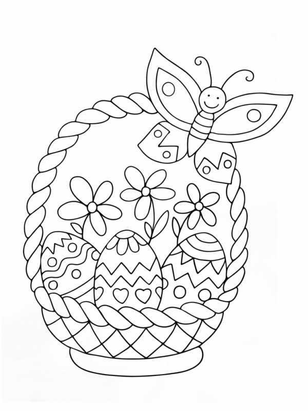 Раскраска Пасха