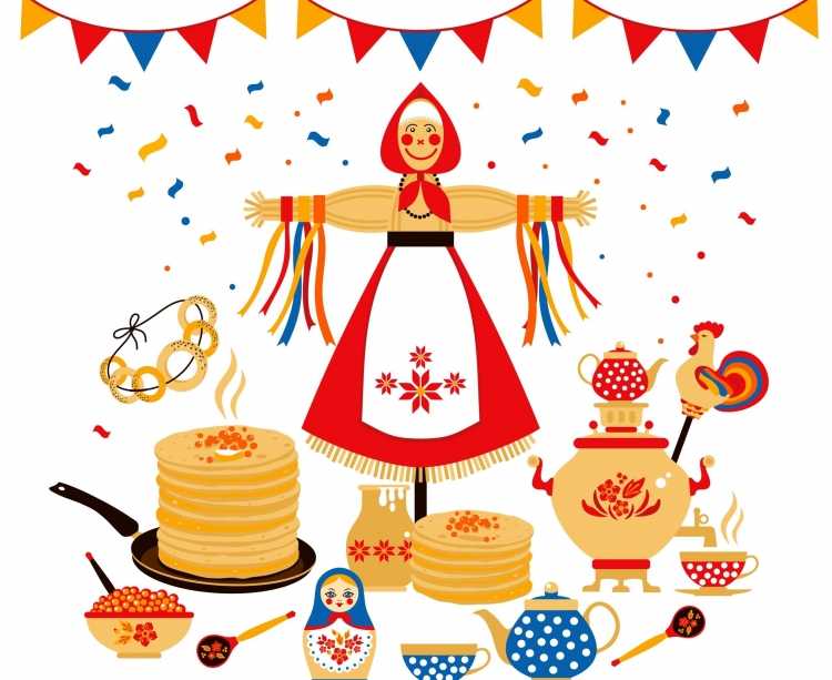 Блины раскраска