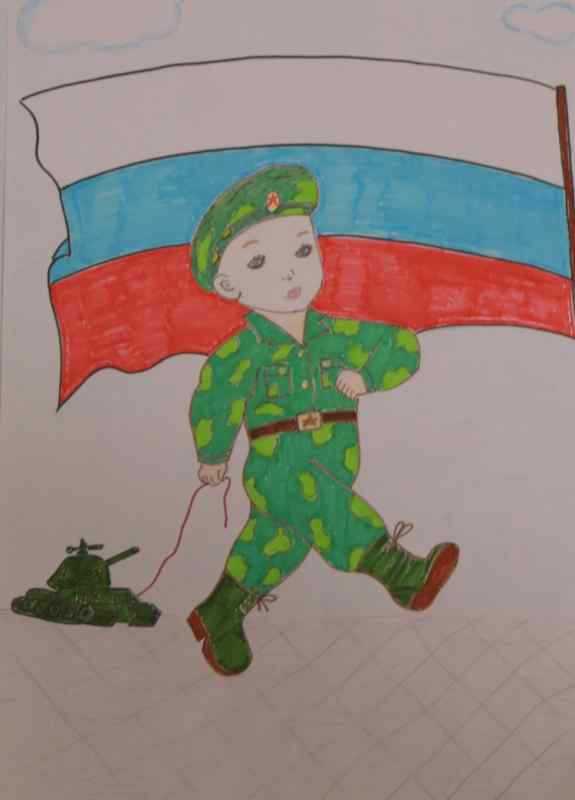 Рисование день защитника Отечества