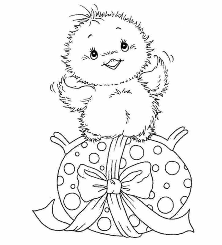 Пасхальное яйцо раскраска