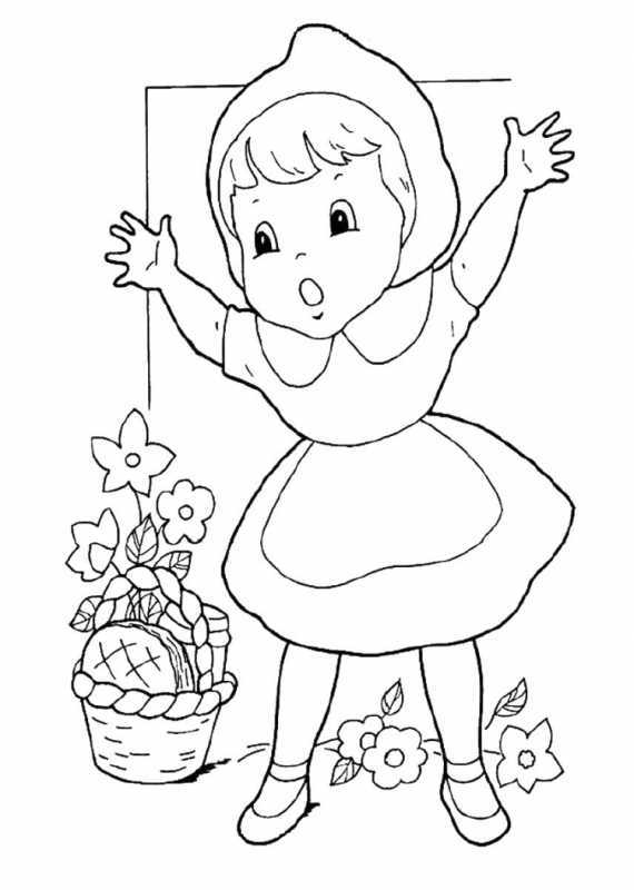 Мышонок раскраска