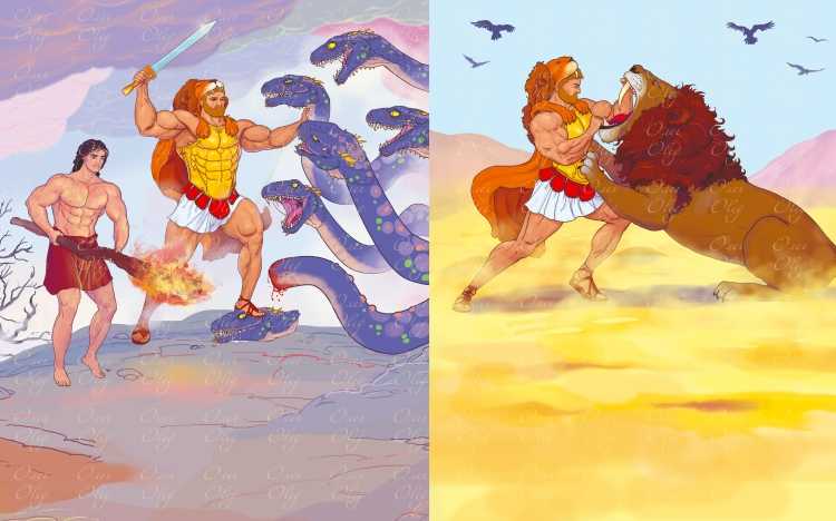 Геркулес герой древней Греции для детей