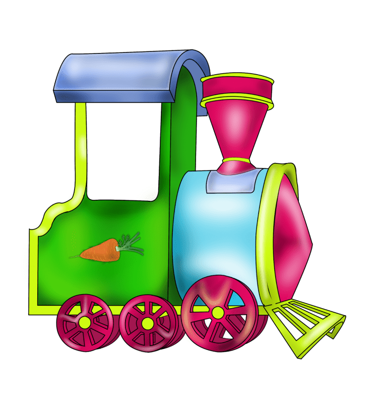 Для малышей паровозик