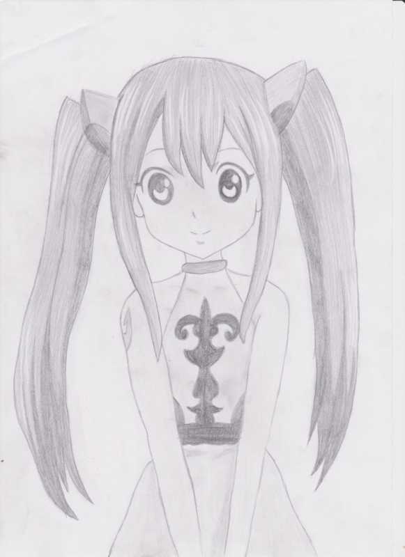 Аниме девушки для срисовки для начинающих