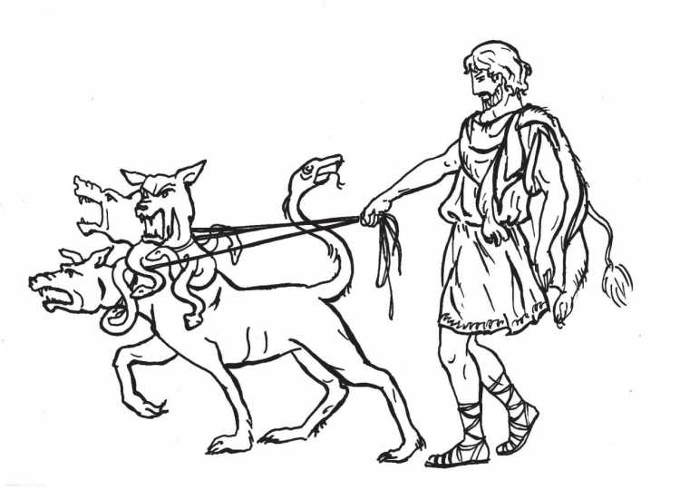 Геракл против Лернейской гидры