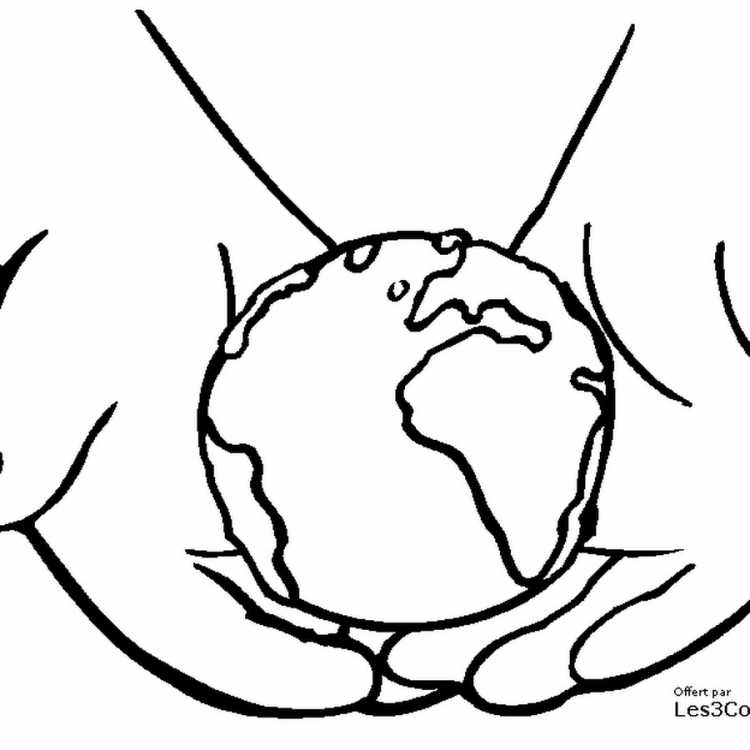 День земли плакаты раскраски