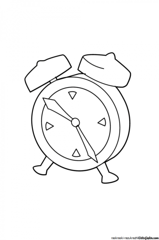 Карманные часы рисунок для детей