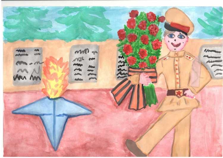 Конкурс детских рисунков символы Победы