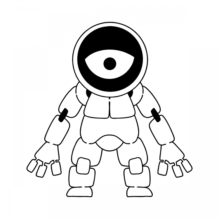 Раскраски. Роботы