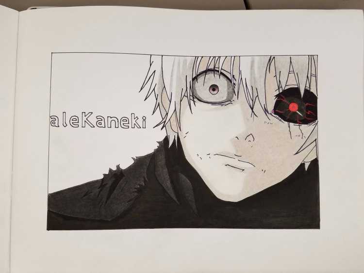 Канеки Кен для срисовки