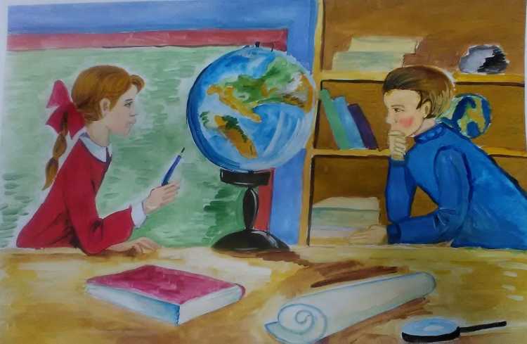 Конкурс рисунков в школе