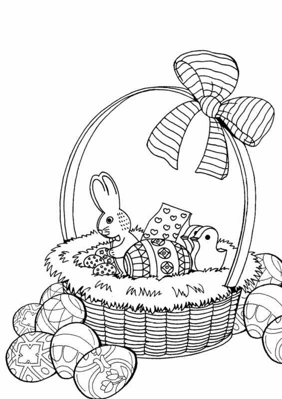 Раскраска Пасха