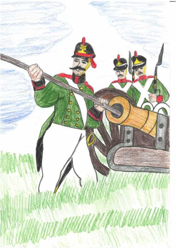 Иллюстрация к Бородино Лермонтова 4 класс