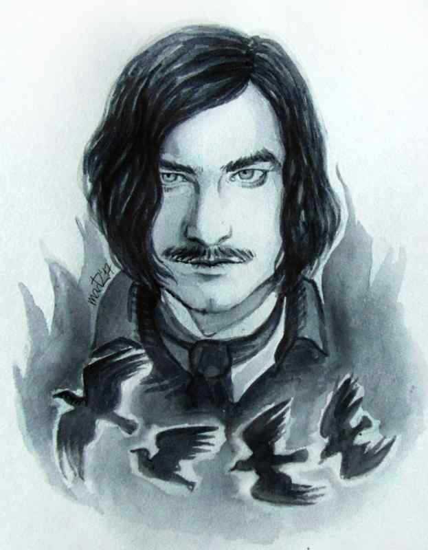 Николай Васильевич Гоголь коллаж