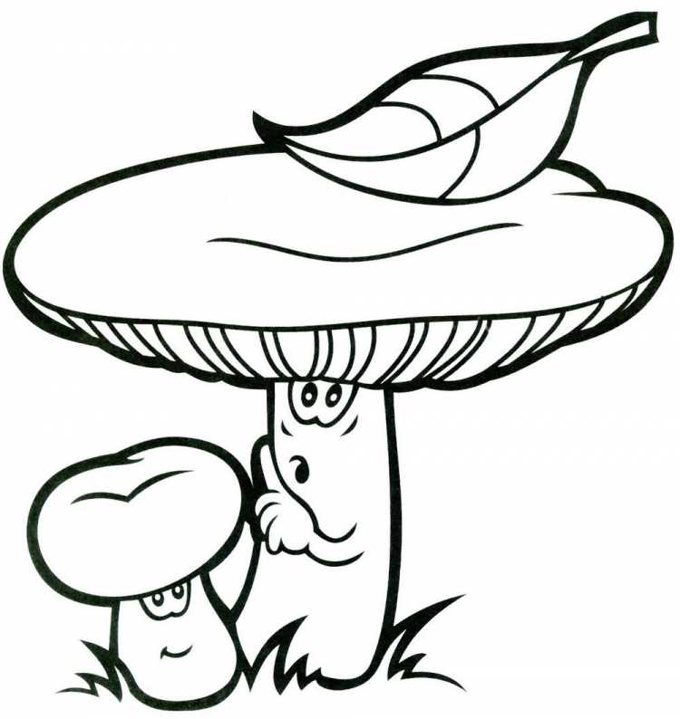 Осень раскраска для детей