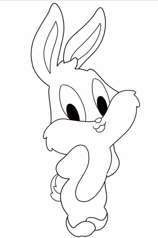 Заяц из Бэмби раскраска