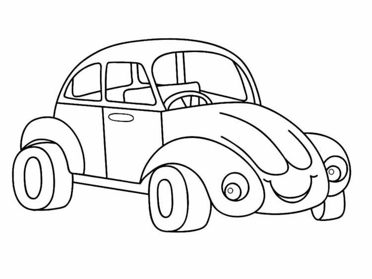 Раскраска машинки