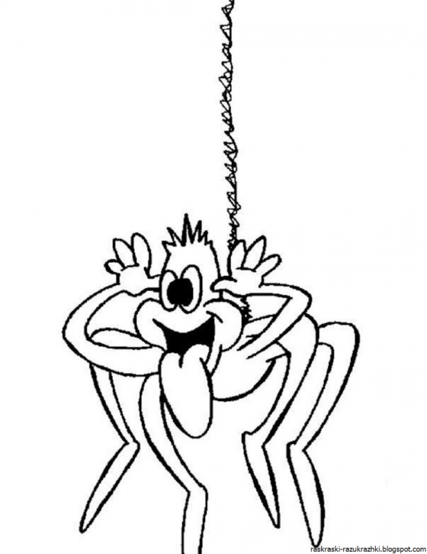 Раскраска Супергерои Марвел человек паук