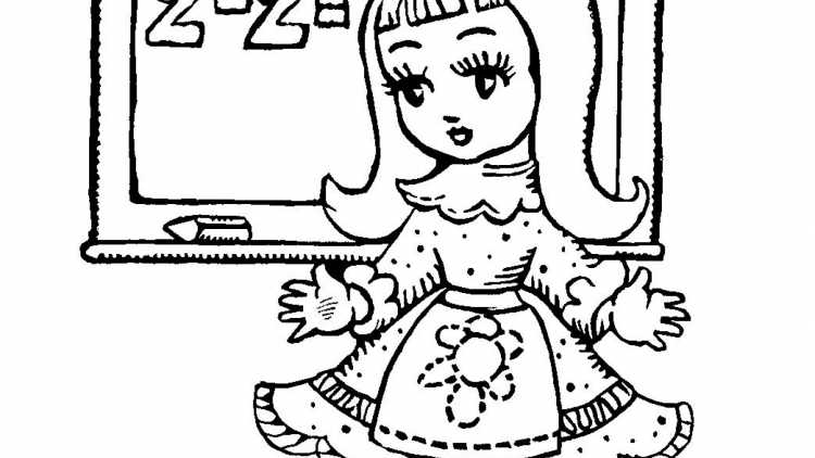 Силуэт Буратино для раскрашивания