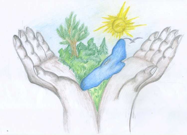 Рисунок на тему моя малая Родина