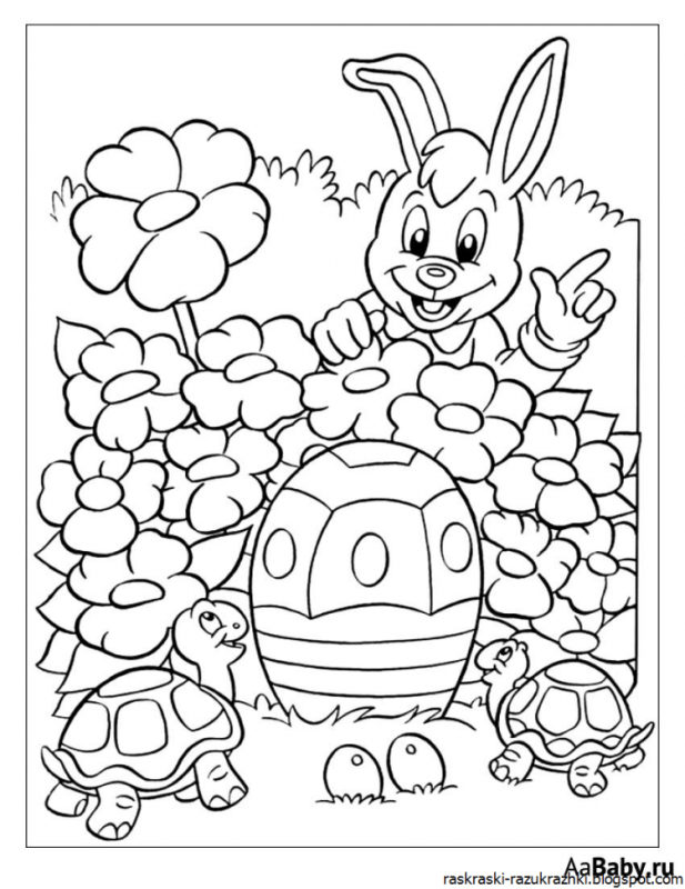 Раскраски пасхальные для детей антистресс