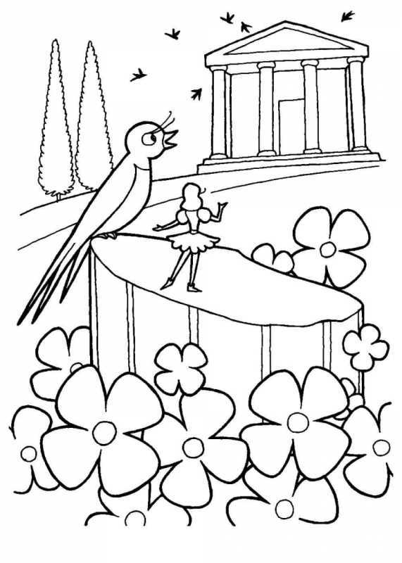 Ласточка детский рисунок