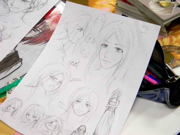 Рисование манги