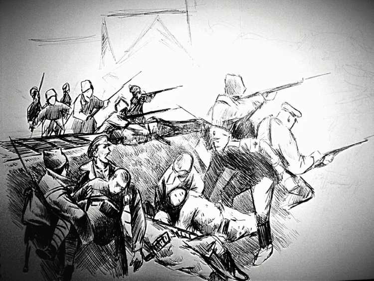 Иллюстрация батального жанра