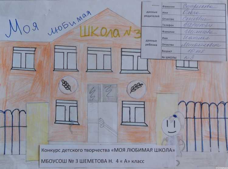 Конкурс рисунков в школе