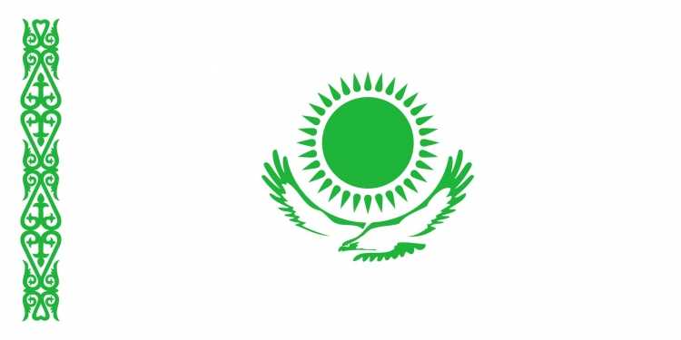 Беркут на флаге Казахстана