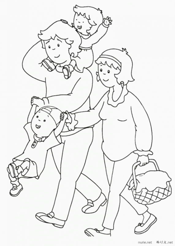 Раскраски ко Дню семьи