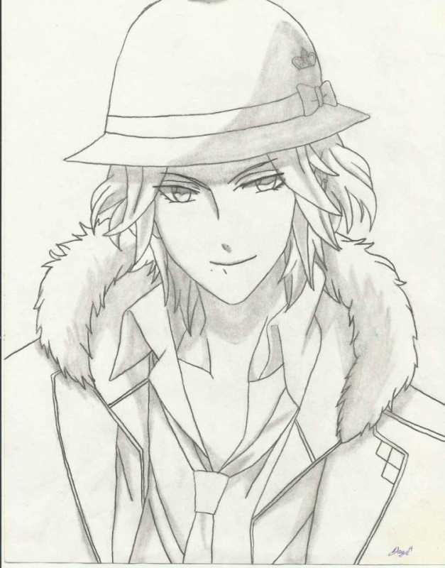 Аниме девочка для срисовывания