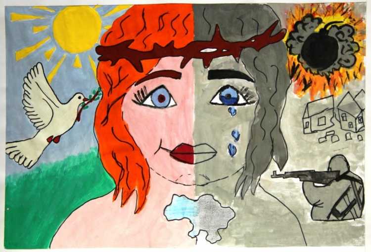 Рисунки в тетради