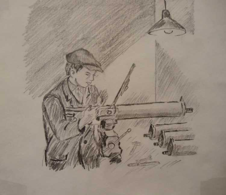 Рисунок на тему блокадный Ленинград