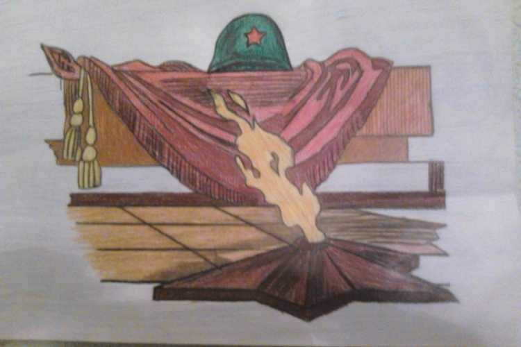 Знамя Победы рисунок