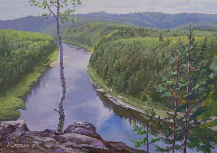 Рисунки дошкольников природа Урала