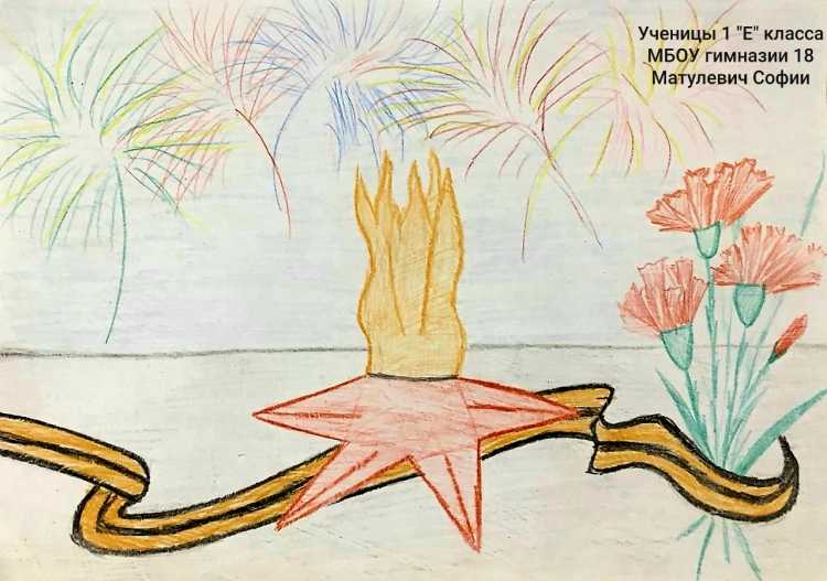 9 Мая глазами детей рисунки Великой Отечественной войны