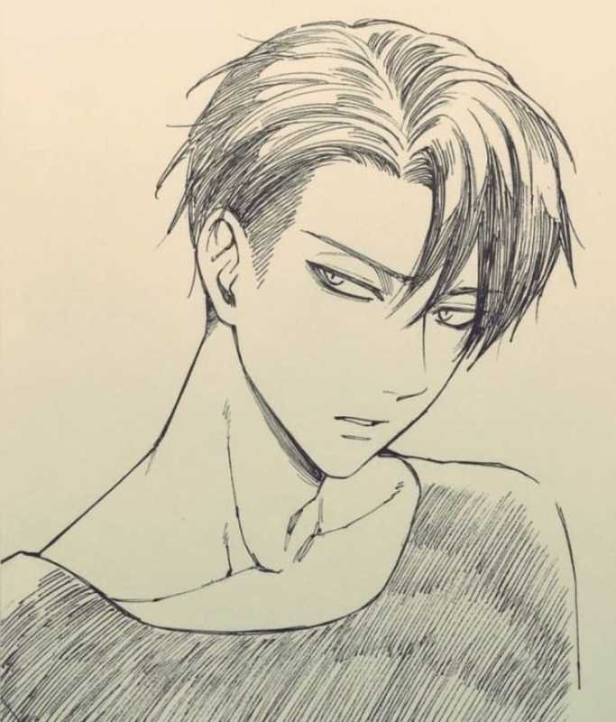 Грустные аниме картинки карандашом