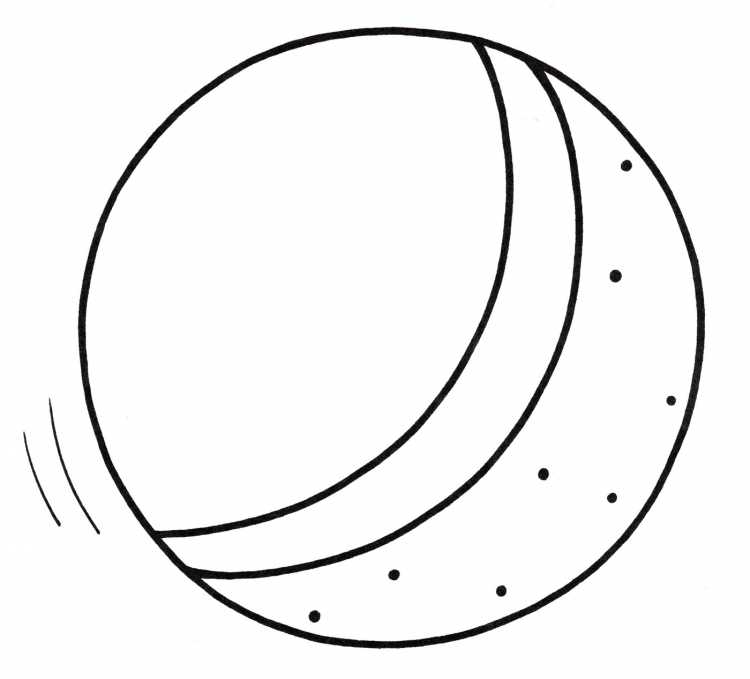 Раскраска для малышей футбольный мяч