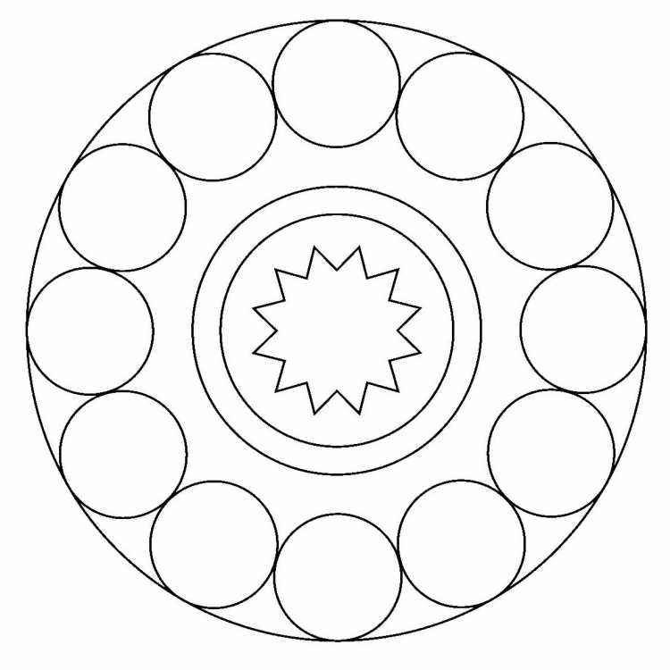 Трафарет тарелки для рисования