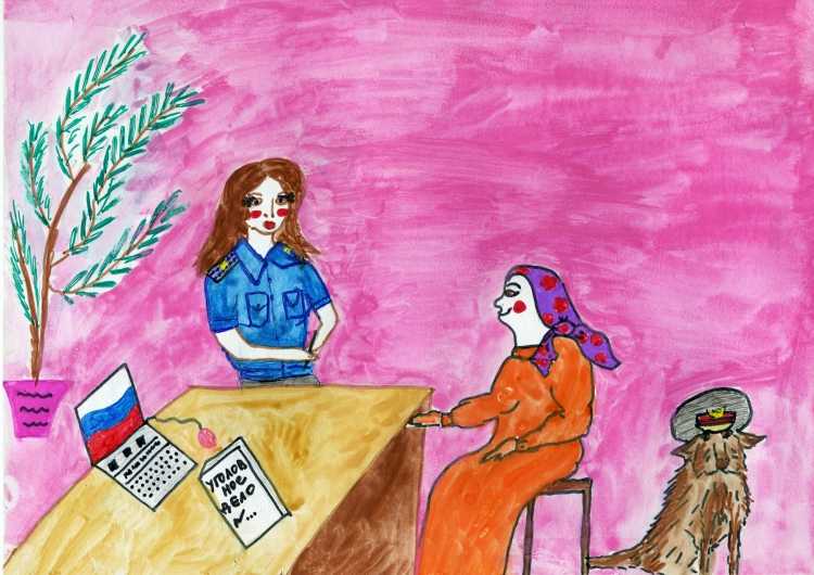 Конкурс рисунков мама на работе