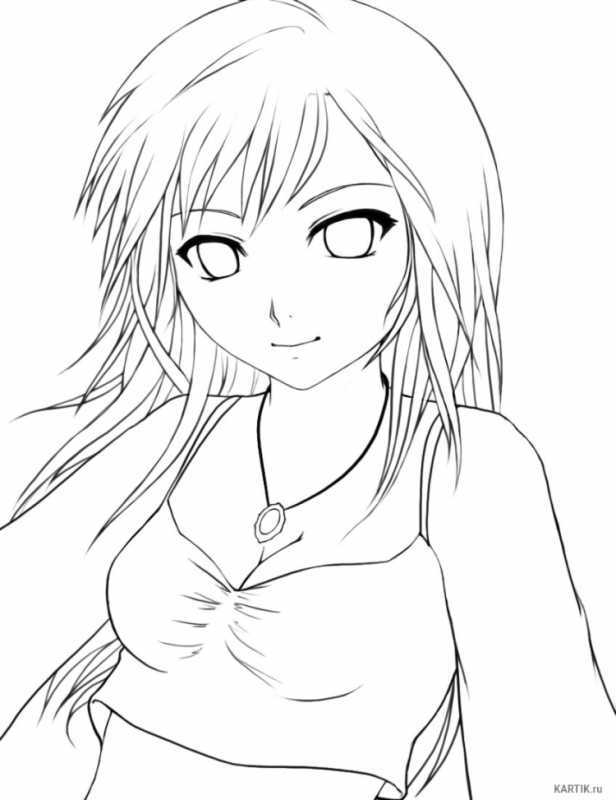 Девушка кошка рисунок карандашом для срисовки